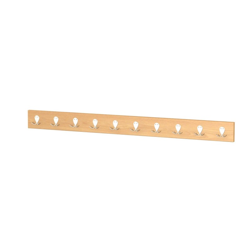 Schülergarderobe 10 Haken
