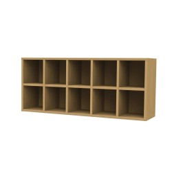 Scaffale porta pannolini con 10 caselle