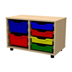 Mobile porta vaschette 2 colonne 48 cm