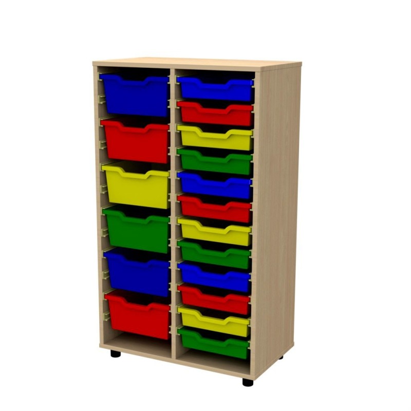 Boxenschrank 2-reihig 122 cm