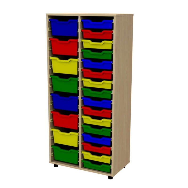 Meuble à bacs, 2 colonnes, 154 cm