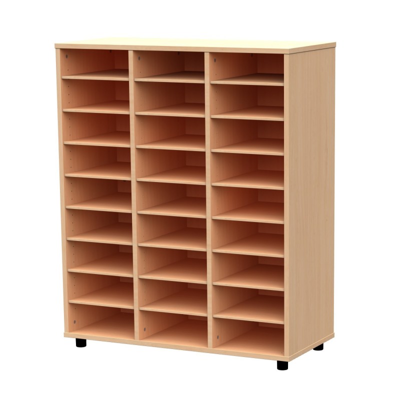 Fächerschrank 27 Fächer 122 cm DIN A3