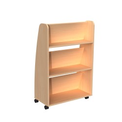Children double sided book storage