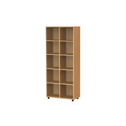 Cubby hole bookcase 10 cubby holes 189 cm