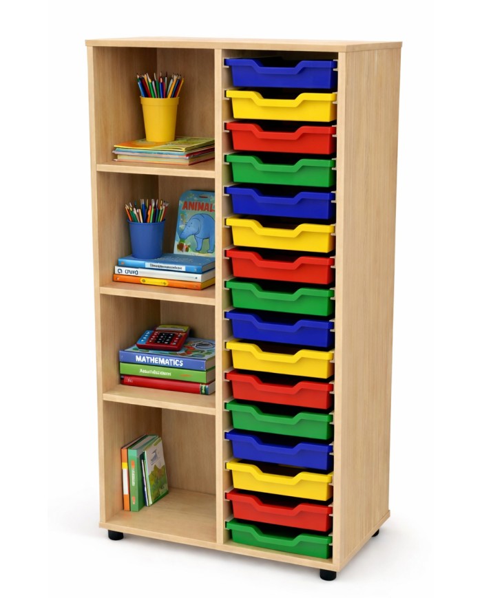 Tray storage 16 trays 154 cm