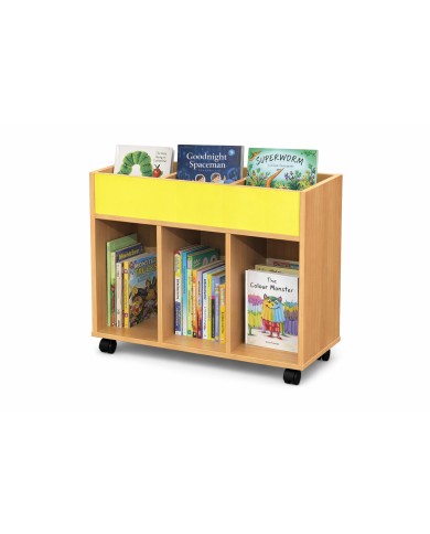 Carrello porta libri 3 caselle